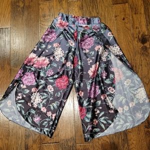 VICTORIA'S SECRET SILK PAJAMA BOTTOMS WITH SEXY SLIT